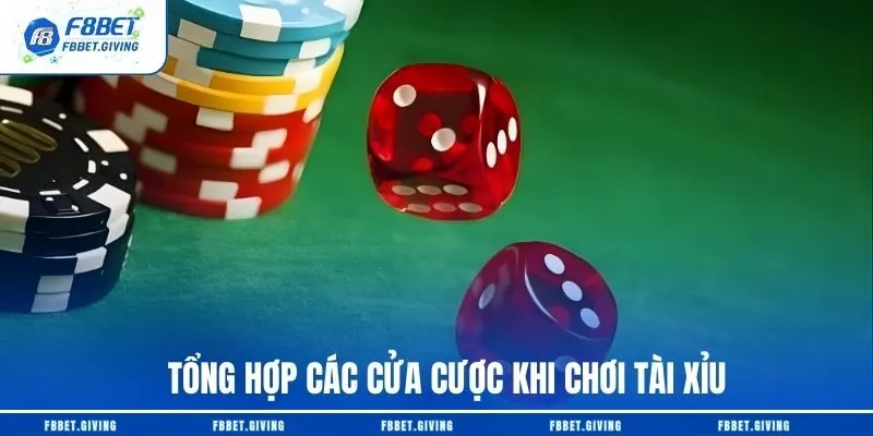 Tổng hợp các cửa cược khi chơi Tài Xỉu